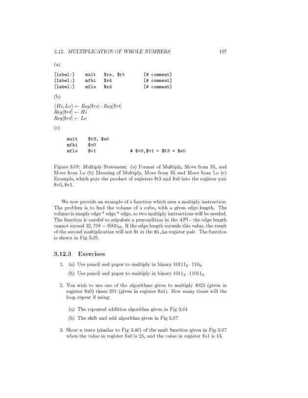 Computer Organization with MIPS - Page 107